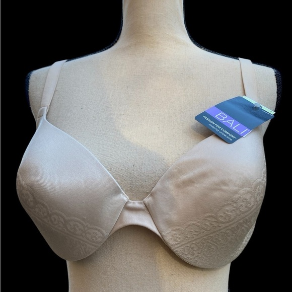 Bali-NWT 40B taupe Passion For Comfort shaping underwire. Style 3722 New w/ tags - Picture 1 of 11